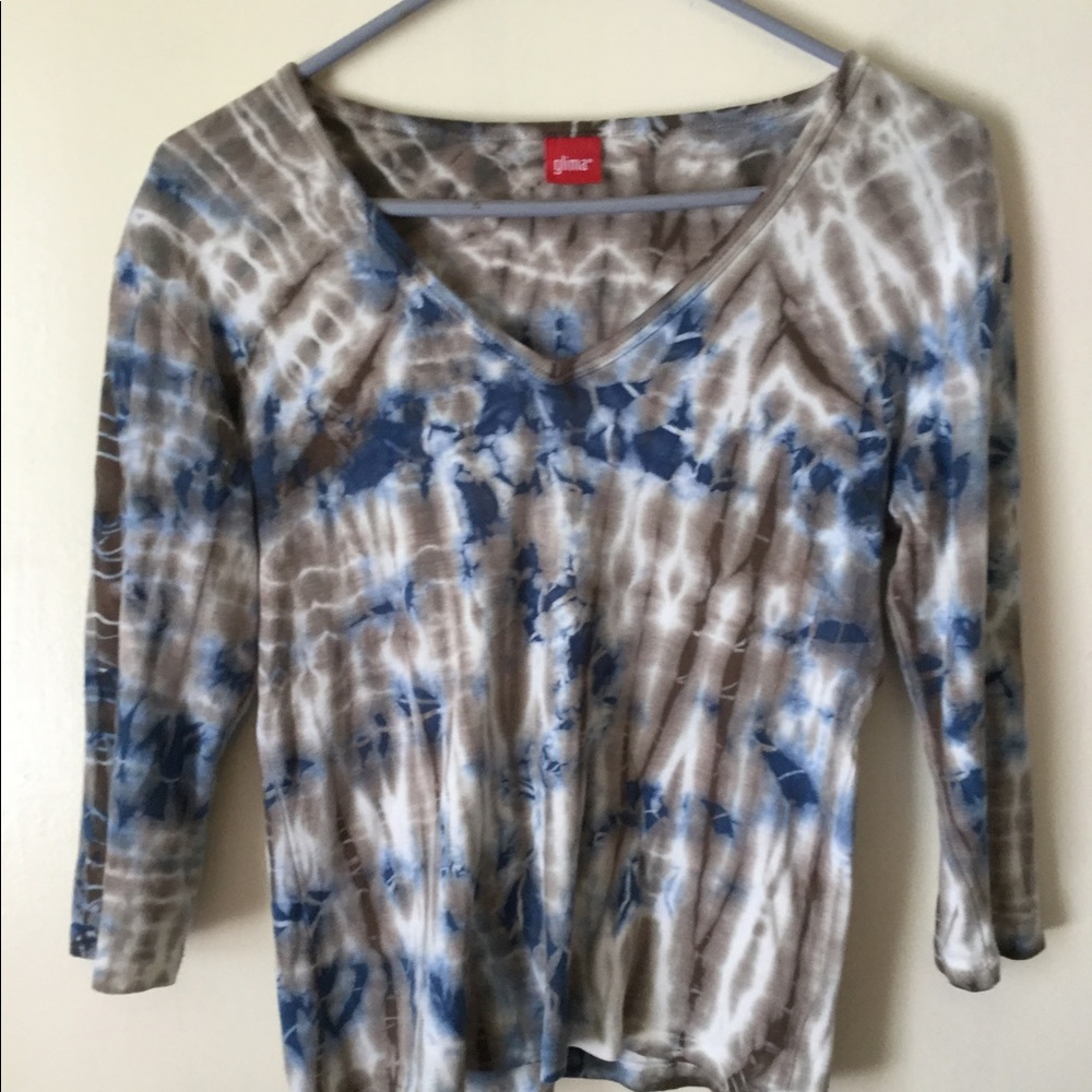 Women's  M Glima Longsleeve Tie dye T